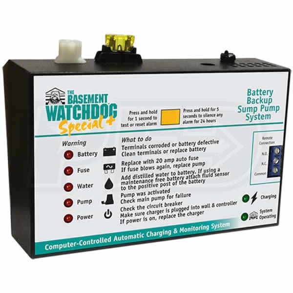 Connecting a Car Battery to a Basement Watchdog System